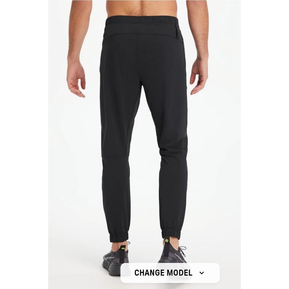 Fabletics The One Jogger Small Solid Black Zip Po… - image 1